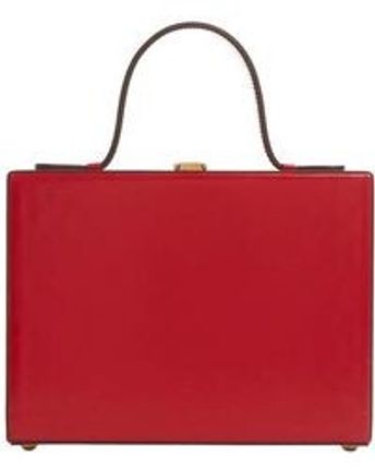 Women's Red Rear Window Slim Briefcase
