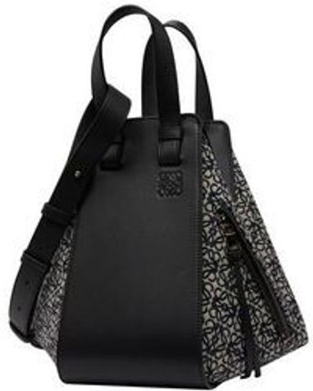 Women's Black Hammock Anagram Small Bag