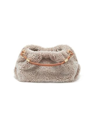 Remy Shearling Soft Convertible Clutch