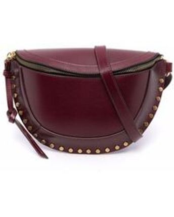 Women's Red Skano Leather Belt Bag