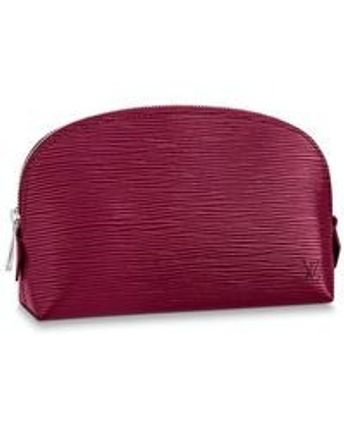 Women's Red Cosmetic Pouch