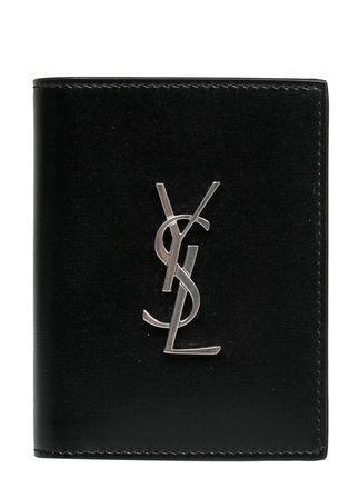 Monogram Logo Bi-Fold Wallet