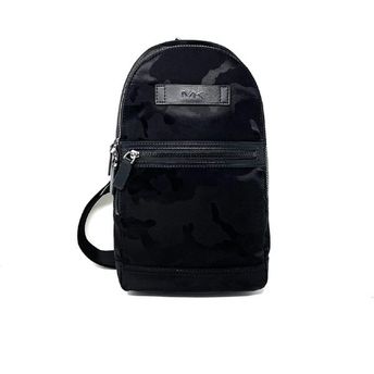 Men's Kent Camo Print Nylon Slingpack Backpack