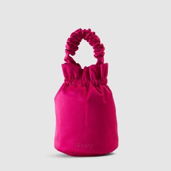Women's Ruffle Pink Cross Body Bag