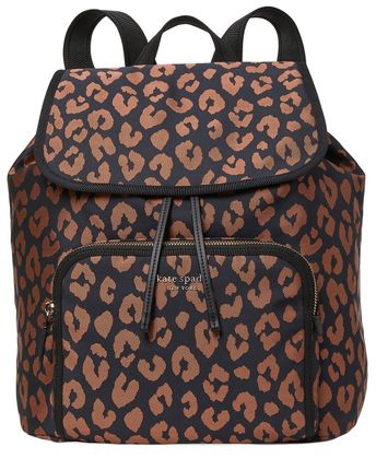 Sam Leopard Medium Backpack