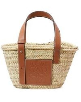 Women's Brown Basket Small Bag