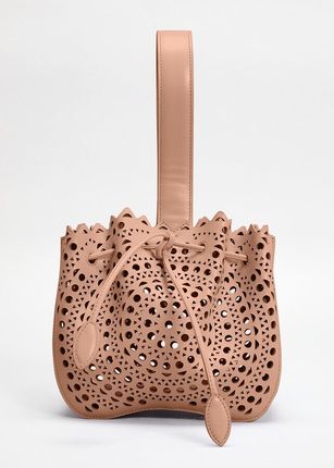 Rosa Marie Laser-Cut Top-Handle Bag