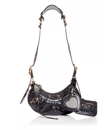 Le Cagole Extra Small Leather Shoulder Bag