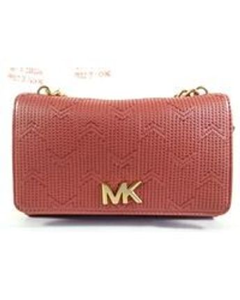 Women's Deco M Quilted Rosegold Leather Belt Bag
