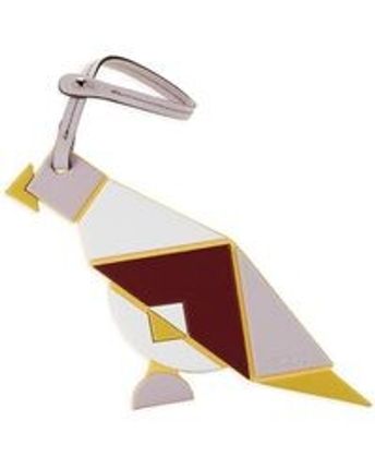 Women's Brown Parrot Leather Charm