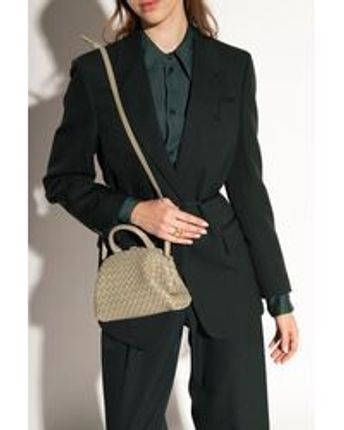 Women's Green 'handle Mini' Handbag