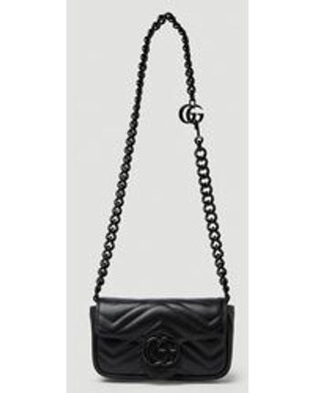 Women's Black GG Marmont 2.0 Belt Bag