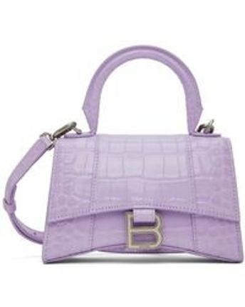 Women's Purple Xs Hourglass Bag