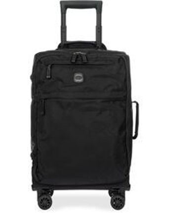 Men's Black Carry-on Spinner Suitcase