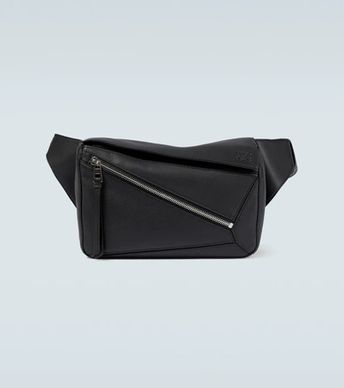Small Puzzle Bumbag In Classic Calfskin In Black