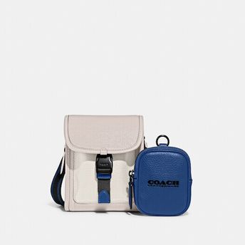 Charter North/South Crossbody With Hybrid Pouch In Colorblock