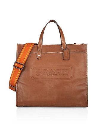 Leather Field Tote 40