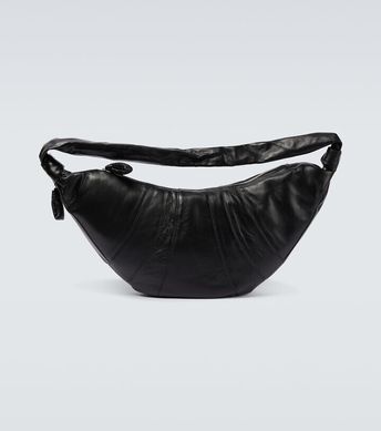 Croissant Large leather shoulder bag
