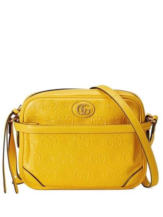 Small Gg Star Shoulder Bag In Yellow