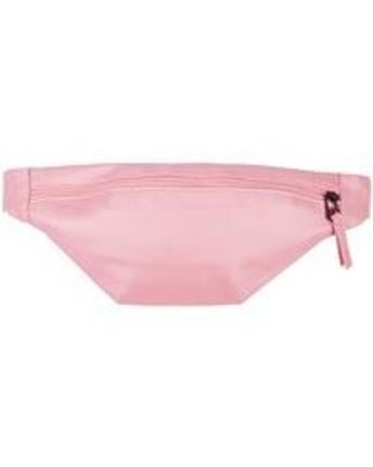 Women's Pink Rubberised Belt Bag