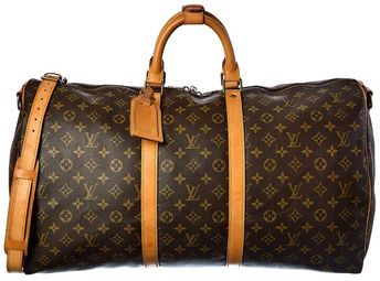 Monogram Canvas Keepall 55 Bandouliere (Authentic Pre-Owned)