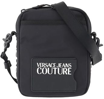 Fabric Crossbody Bag With Logo Detail