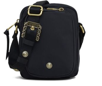 Fabric Crossbody Bag With Buckle Detail