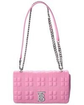 Women's Pink Lola Small Leather Shoulder Bag