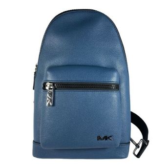 Men's Unisex Cooper Pebbled Leather Commuter Slingpack Backpack