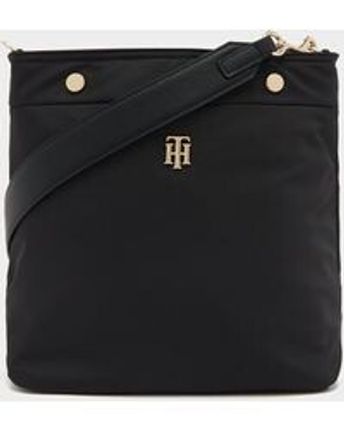Women's Black Monogram Hobo Bag