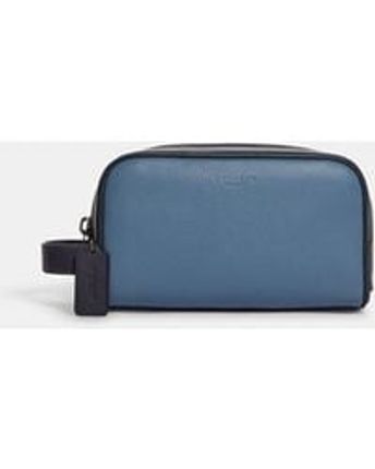 Women's Blue Small Travel Kit In Colorblock