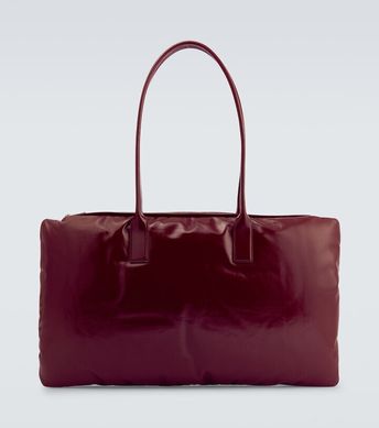 Puffy Large leather briefcase
