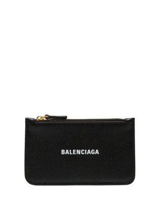 Cash Leather Pouch In Black
