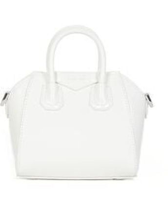Women's White Antigona Micro Handbag