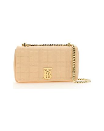 Lola Small Quilted Logo Plaque Crossbody Bag