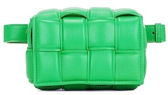 Padded Cassette Belt Bag in Green