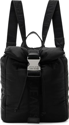 Black Safety Buckle Backpack