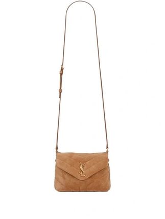 Loulou Toy Quilted-leather Shoulder Bag In Light Tan