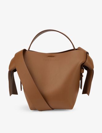 Musubi mini leather shoulder bag