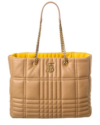 Lola Medium Quilted Leather Tote