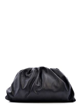 The Pouch Leather Clutch In Black