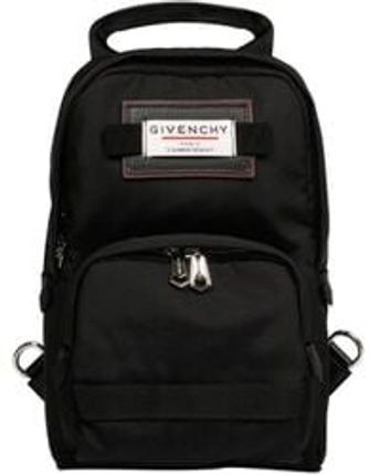 Men's Black Mini Downtown Logo Backpack