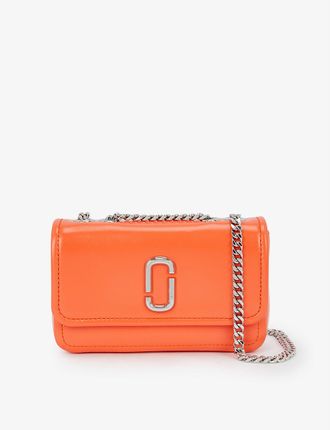 The Glam Shot leather cross-body bag