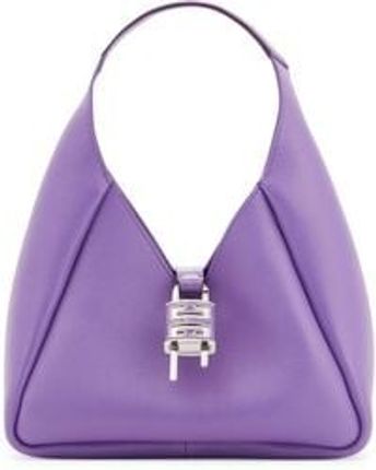 Women's Purple G-hobo Mini Leather Shoulder Bag