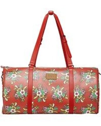 Women's Red Courier 'pop Bouquet' Large Bag