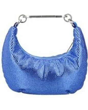 Women's Blue Paperclip Hobo Strass 20 Shoulder Bag