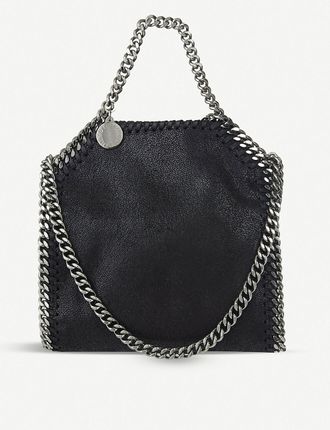 Falabella tiny faux-leather tote bag