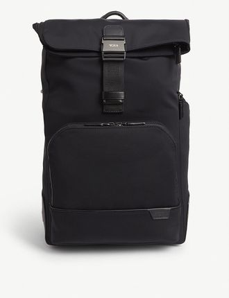 Osborn roll-top nylon backpack