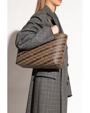 Women's Brown 'signature' Shopper Bag