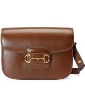 Women's Brown Horsebit 1955 Shoulder Bag